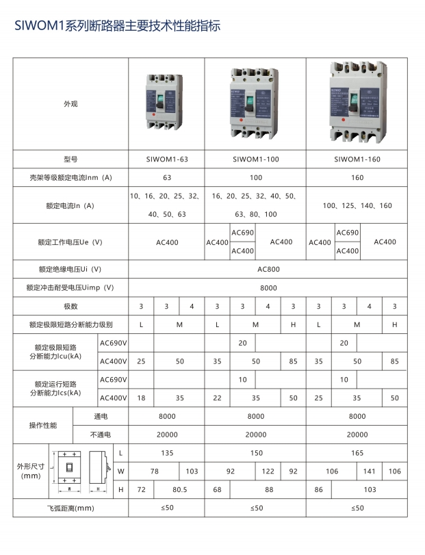 SIWOQ2-63/3S1 16A桔子電器全新原裝正品安裝規范